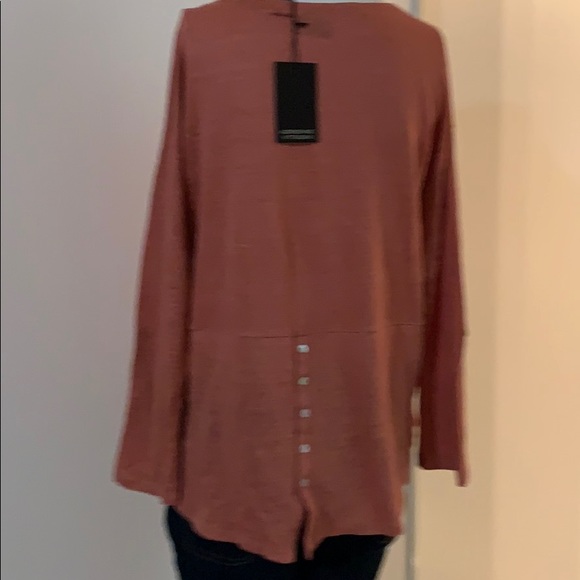 Adrienne Vittadini 100% linen peach colour - Picture 3 of 6